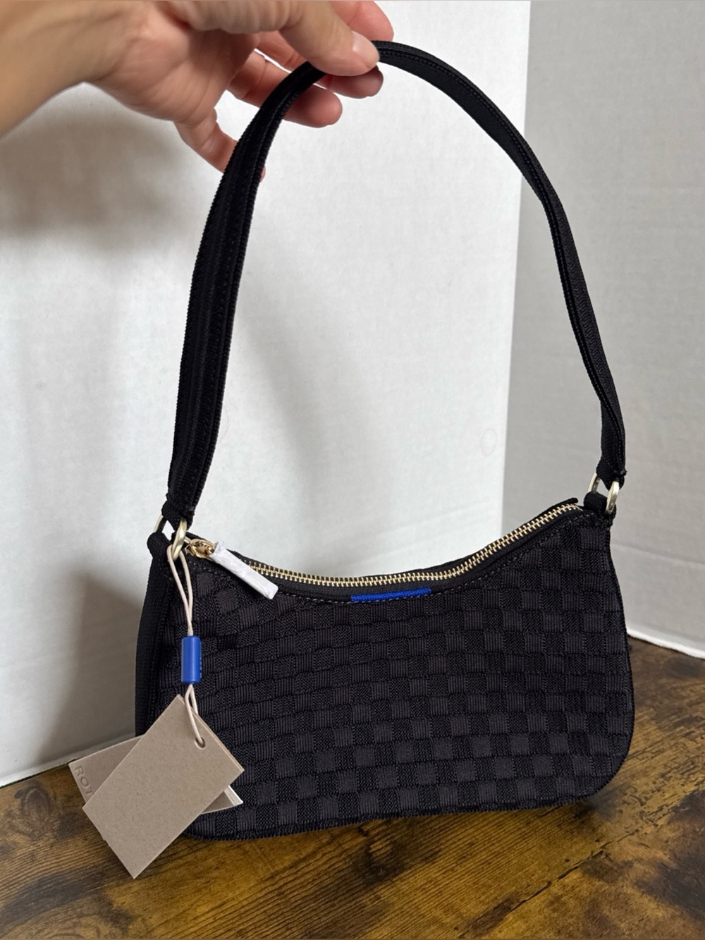 Rothy’s Women’s The Mini Shoulder Bag Black New Rare NEW